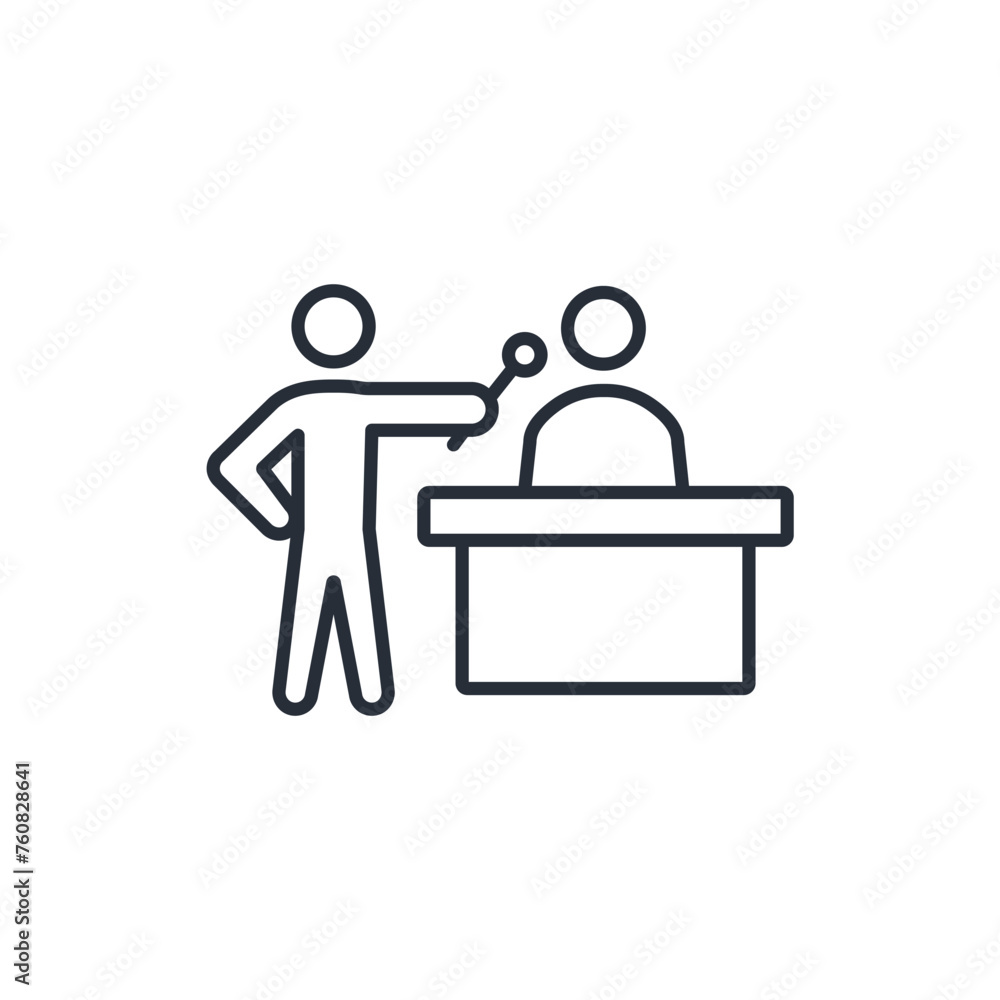 journalist icon. vector.Editable stroke.linear style sign for use web design,logo.Symbol illustration. journalist icon. vector.Editable stroke.linear style sign for use web design,logo.Symbol illustration.