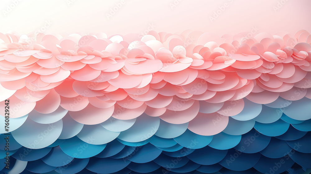 a pink and blue background with a large amount of pink and blue circles on the bottom half of the image. a pink and blue background with a large amount of pink and blue circles on the bottom half of the image.