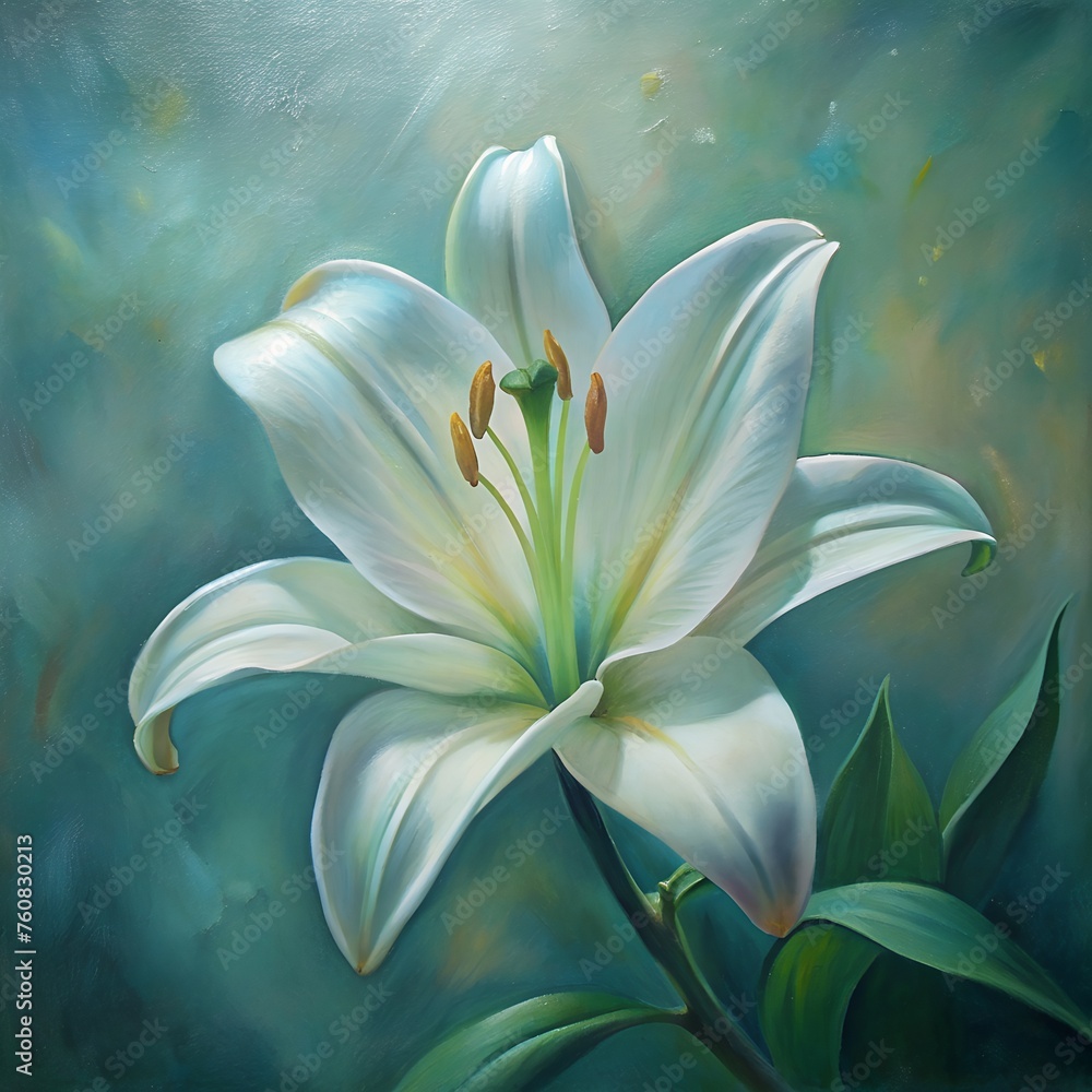 Radiant Reverie: A Captivating Oil Painting of a Crimson Rose in Full Bloom Radiant Reverie: A Captivating Oil Painting of a Crimson Rose in Full Bloom