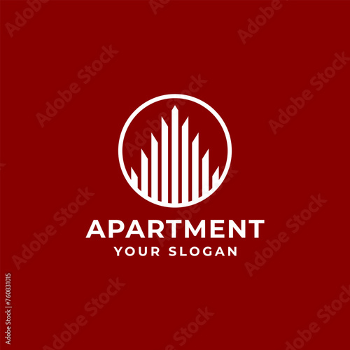 Apartment Logo Vector Premium Design - Premium Design.