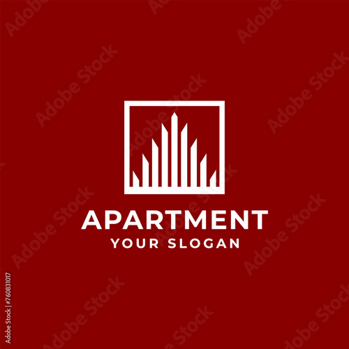 Apartment Logo Vector Premium Design - Premium Design.