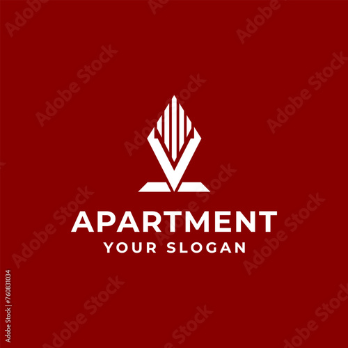 Apartment Logo Vector Premium Design - Premium Design.
