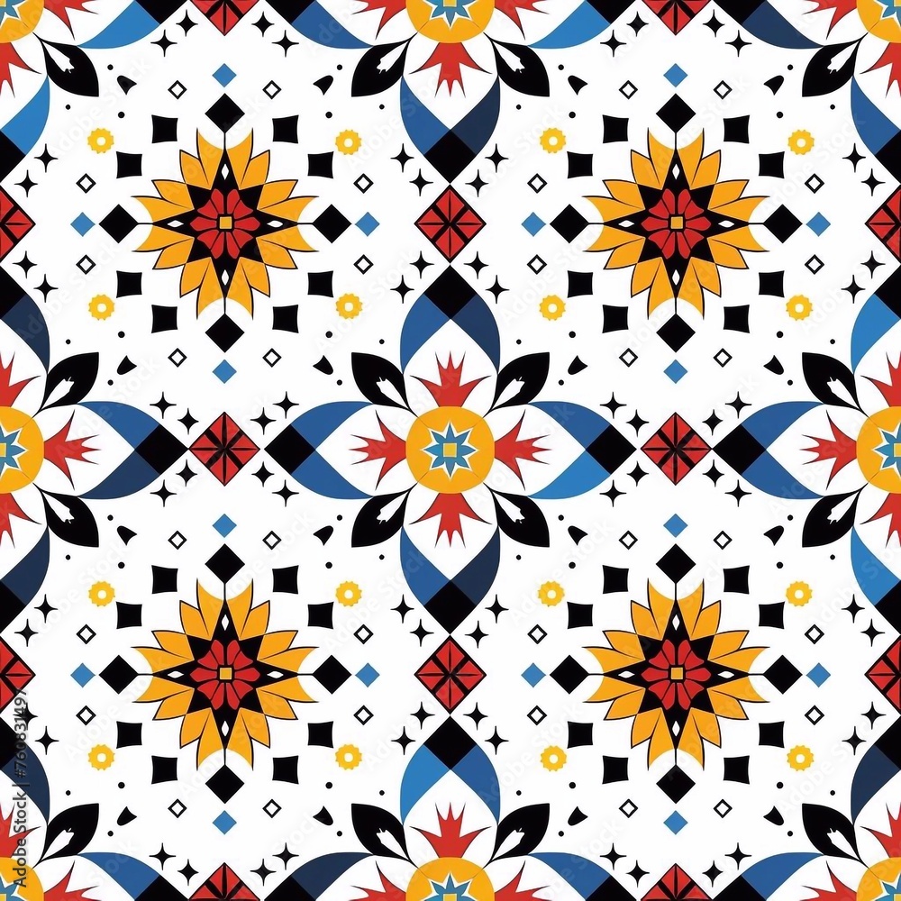 Tribal Seamless Pattern textile art background illustration texture generative ai Tribal Seamless Pattern textile art background illustration texture generative ai