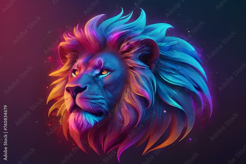 Lion Head Logo, Lion Head Vector, Lion Head Mascot, colorful lion head, Lion Logo, Minimalist Lion Logo, Lion Logo on Black, Sleek Lion Emblem, Sunset Lion Logo, Elegant Lion Logo, Minimal Lion Design