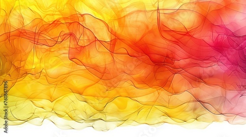 a multicolored background with a white background and a red, yellow, orange, and pink color scheme.