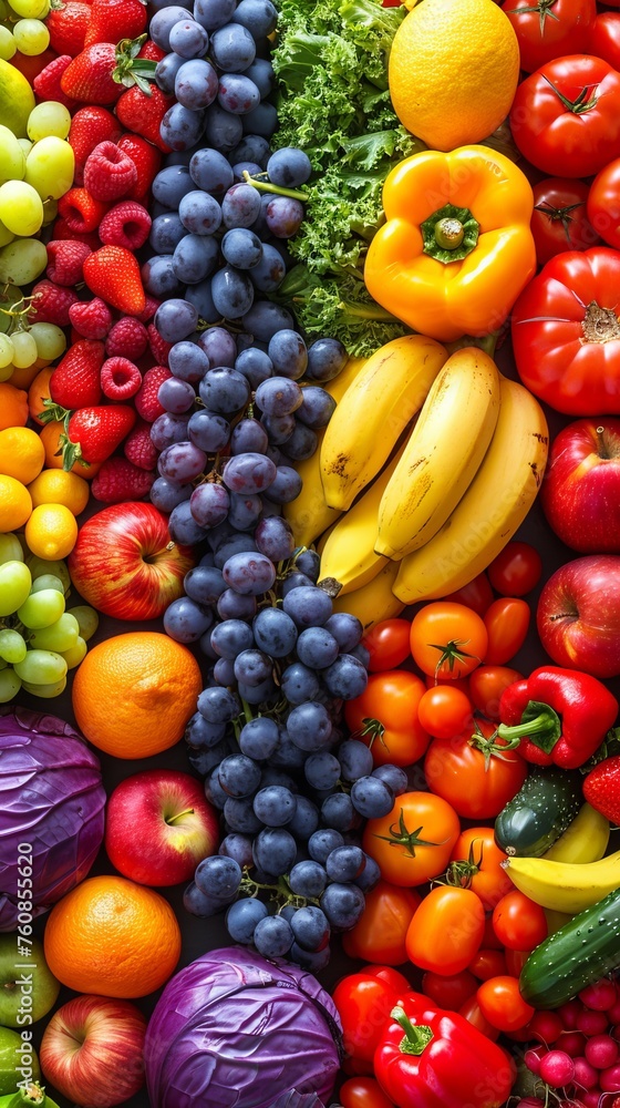 
Variety of fruits, vegetables and legumes in containers on a dark background.
Concept: publications about vegetarianism and balanced nutrition, recipes and cooking.