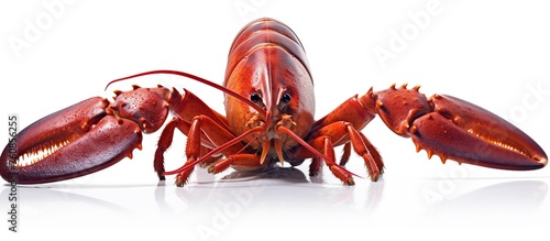 Crayfish isolated on white background