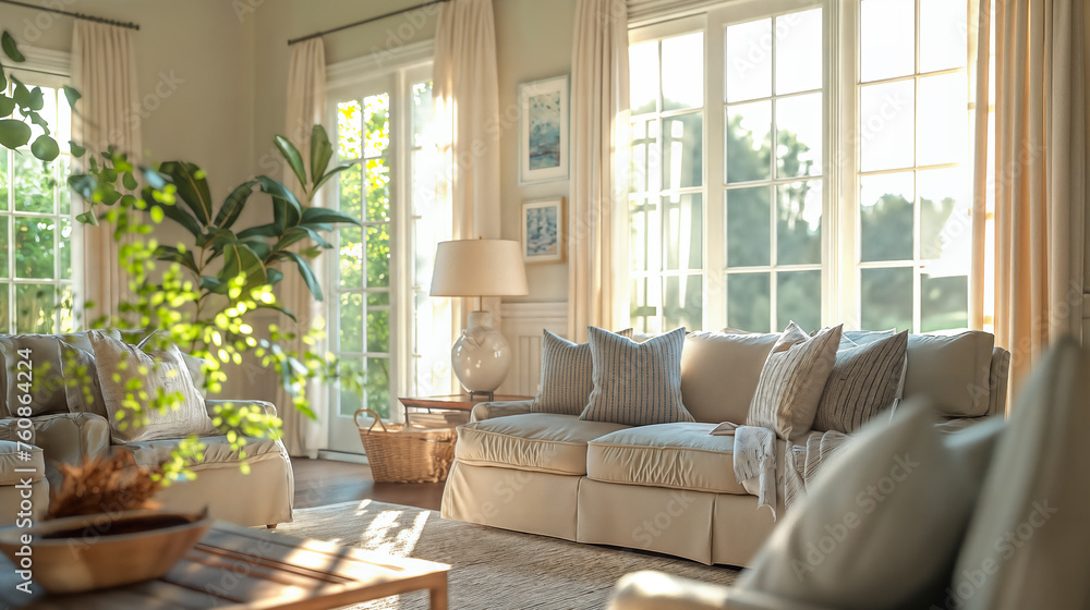 Sunlit Modern Living Room Sunlit Modern Living Room