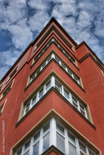 Modern apartment building in Krakow, Poland