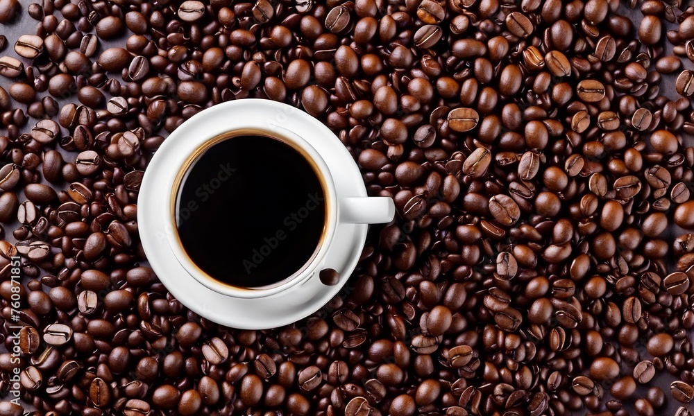 cup coffee beans, hot coffee, espresso coffee cup with beans, coffee bean background cup coffee beans, hot coffee, espresso coffee cup with beans, coffee bean background