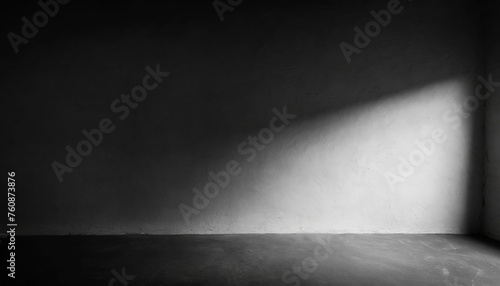 A Bback texture background  black plaster wall  with light spots of light  as a background  template  banner or page.