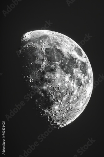 The Moon, generated with AI