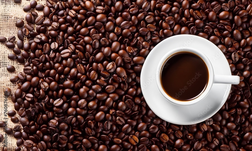 cup coffee beans, hot coffee, espresso coffee cup with beans, coffee bean background cup coffee beans, hot coffee, espresso coffee cup with beans, coffee bean background