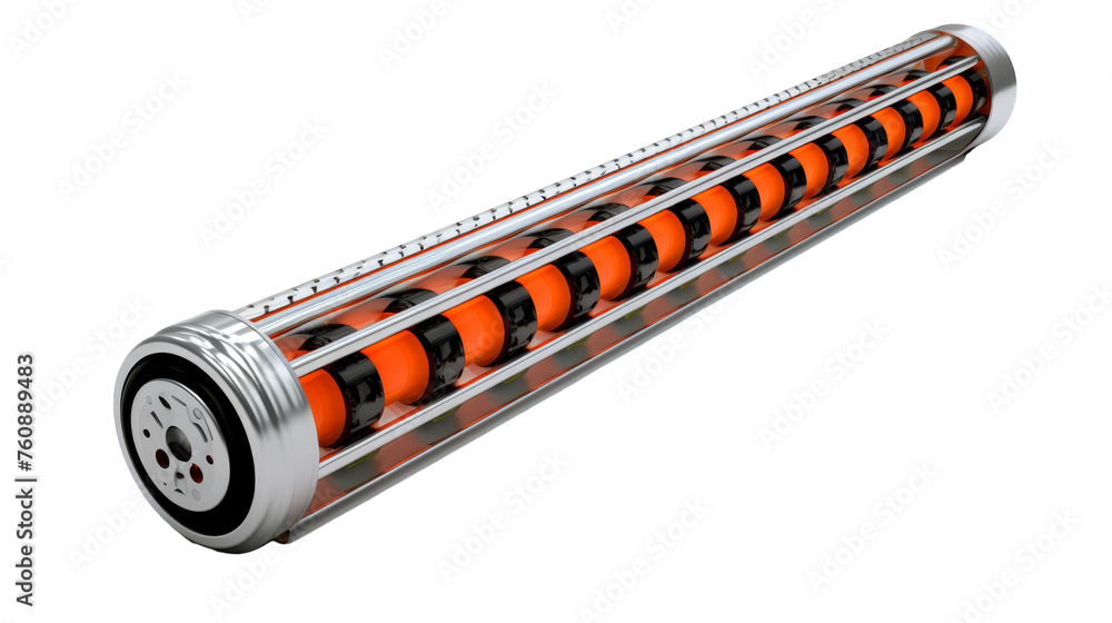 Close up of an orange and black tube, twisting and turning in a mysterious dance of colors and patterns Close up of an orange and black tube, twisting and turning in a mysterious dance of colors and patterns