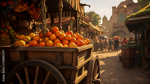 fruit and vegetables on the market