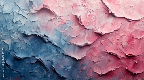 Blue and Pink Smoke Background