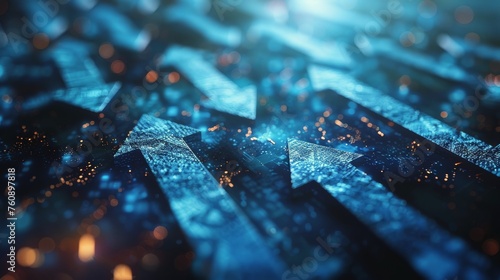 Abstract Cityscape at Night