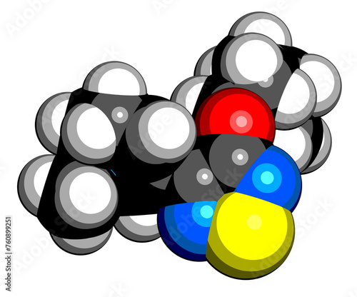 Xanomeline drug molecule. photo