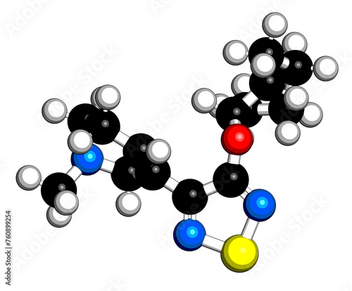 Xanomeline drug molecule.