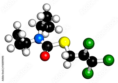 Triallate herbicide molecule.