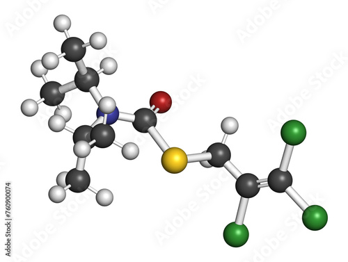 Triallate herbicide molecule.
