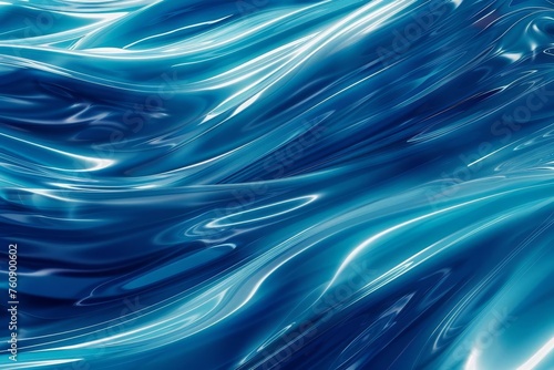 Smooth wave pattern in electric blue Adding dynamic movement and futuristic flair to backgrounds or wallpapers for tech or digital themes.