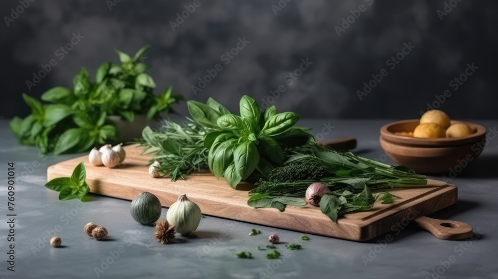Spices. Photo of fresh herbs. Assortment of fresh and dried seasonings and herbs on a marble background. Spices. Photo of fresh herbs. Assortment of fresh and dried seasonings and herbs on a marble background.