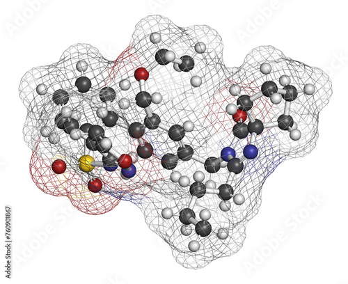 Sparsentan drug molecule