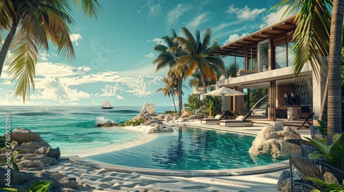 interior villa vacation resort Paradise Place