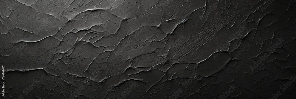 Black Textured Background with Subtle Wave - obrazy, fototapety, plakaty 