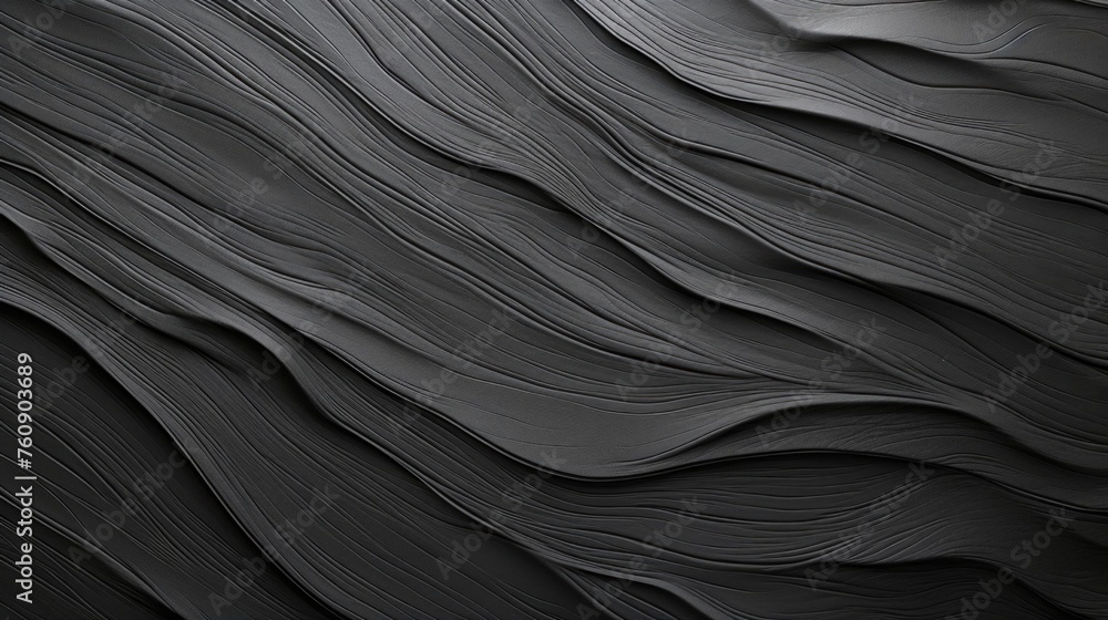 Black Ripple Texture for Abstract Design
