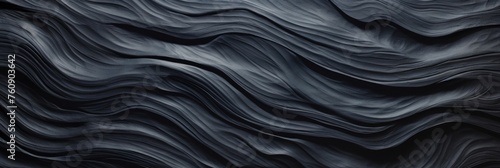 Black Textured Background with Subtle Wave