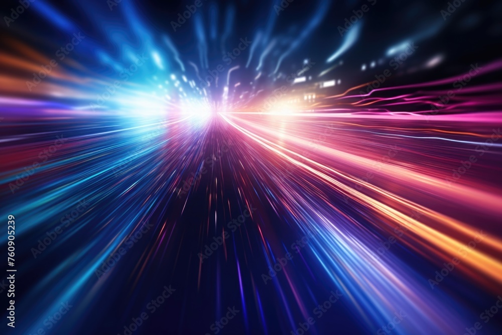 Abstract Blue Data Streaming Background Abstract Blue Data Streaming Background