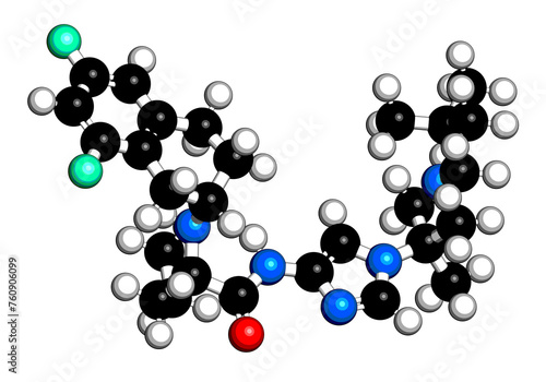 Nirogacestat cancer drug molecule.
