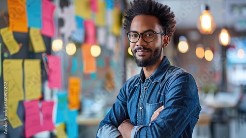 a visionary entrepreneur designing a digital platform to revolutionize the market