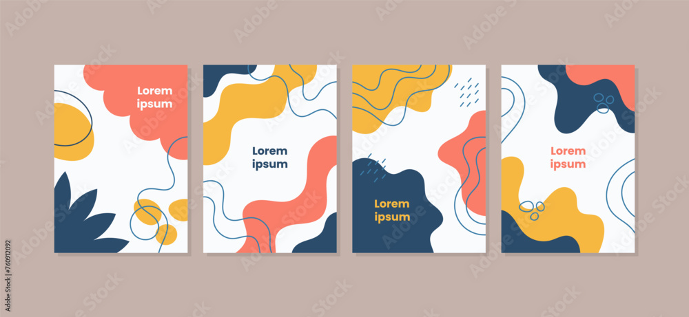 Set of abstract creative artistic templates. Universal cover Designs for Annual Report, Brochures, Flyers, Presentations, Leaflet, Magazine Set of abstract creative artistic templates. Universal cover Designs for Annual Report, Brochures, Flyers, Presentations, Leaflet, Magazine