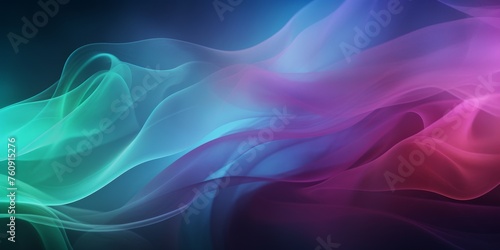 Colorful Background With Wavy Lines