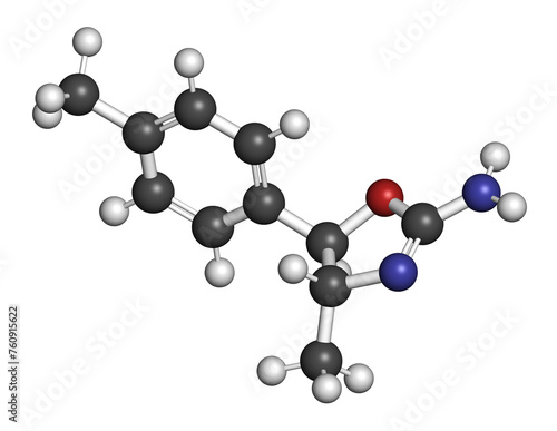 4,4'-Dimethylaminorex designer drug molecule.