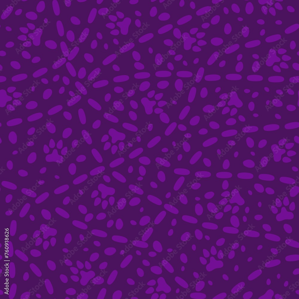 Cartoon animals footprints seamless cat and dogs pattern for wrapping paper and fabrics and linens and summer Cartoon animals footprints seamless cat and dogs pattern for wrapping paper and fabrics and linens and summer