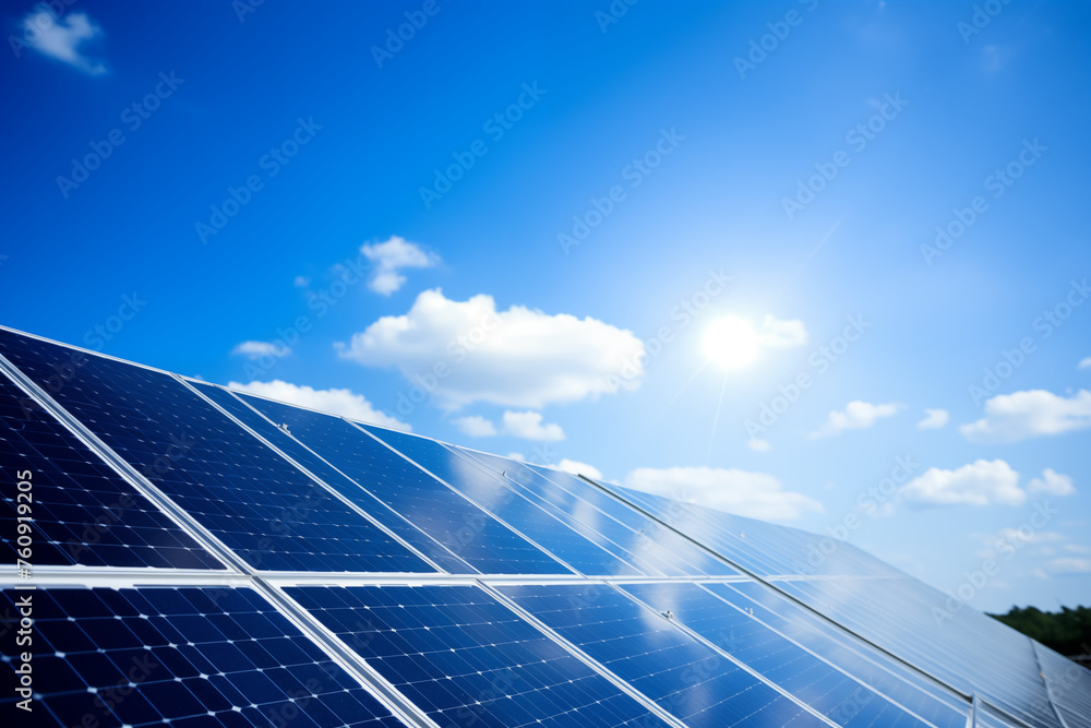Solar Panels Under Sunny Sky
Solar Panels Under Sunny Sky