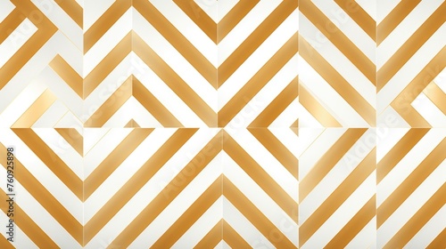 Gold and White Geometric Lines Background