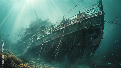 ship under water professional photo © Altair Studio