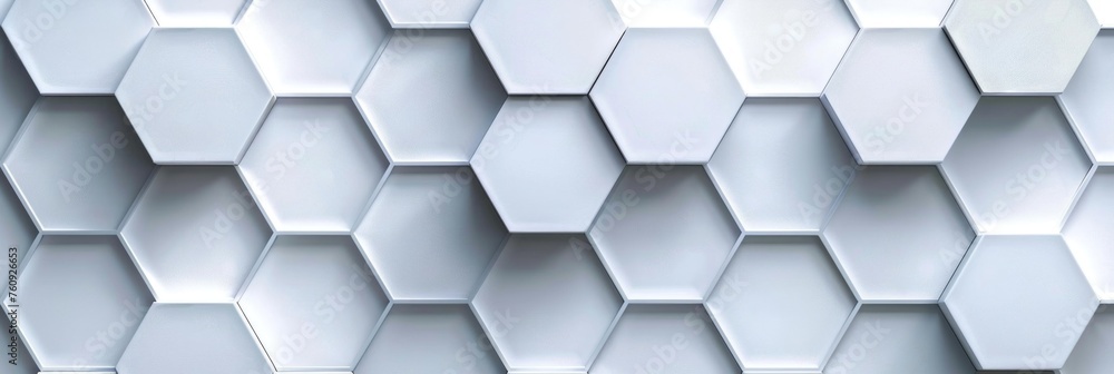 Abstract White Hexagon Geometric Background Abstract White Hexagon Geometric Background