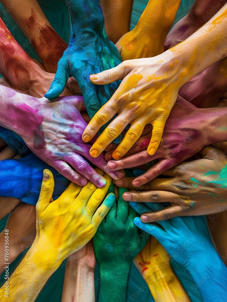 Fototapeta premium Business People of All Colors Sharing with Dignity, Respect, and Unity