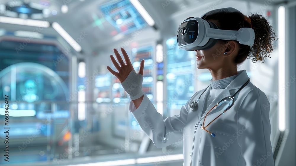 Doctors in VR Simulation with Hologram Medical Technology for Immersive Diagnosis and Treatment, Integration of Advanced Tools for Accurate and Personalized Care
