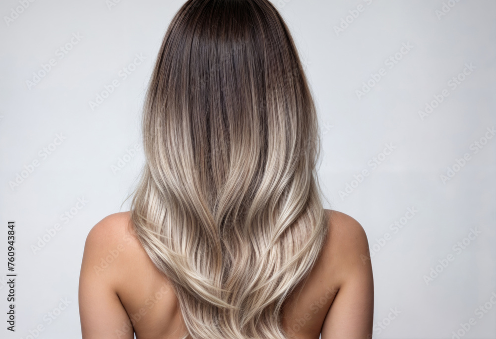 Natural-Looking Balayage on Long Wavy Hair with Brown to Blonde Shades Natural-Looking Balayage on Long Wavy Hair with Brown to Blonde Shades