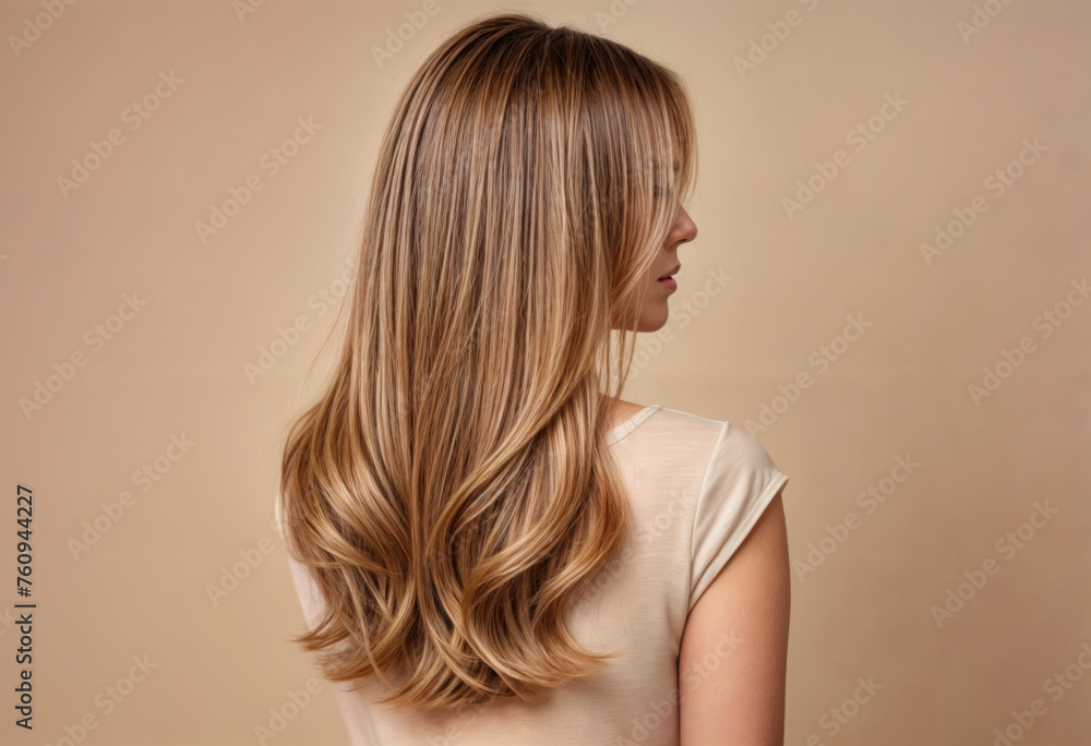 Elegant Ombre Hair Transformation on a Woman Elegant Ombre Hair Transformation on a Woman