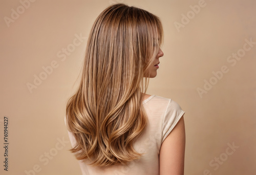 Elegant Ombre Hair Transformation on a Woman