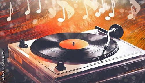 Generated image of vinyl