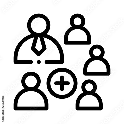 participant line icon